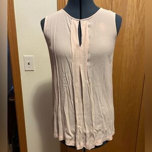 Lumiere Light Pink Sleeveless Blouse